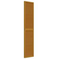 Kamerscherm met 3 panelen massief paulowniahout bruin - thumbnail