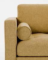 Debra 2-zits sofa in mosterd 182 cm - thumbnail