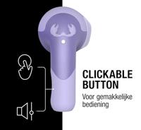 Fresh &apos;n Rebel Twins Blaze Oordopjes Paars - thumbnail