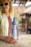 LifeStraw Go 2.0 Water Filter Bottle - 1L - Icelandic Blue - thumbnail