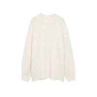 Mango gebreide trui met wol ecru - thumbnail