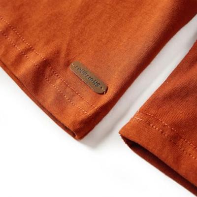 VidaXL Kindershirt met lange mouwen 116 lichtroestkleurig