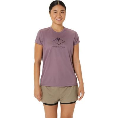 ASICS Fujitrail Logo T-Shirt Dames ASICS Fujitrail Logo T-Shirt Dames