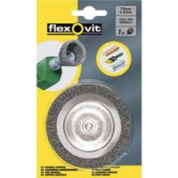 Flexovit stiftborstel - kom 75 mm x 6 FM - thumbnail
