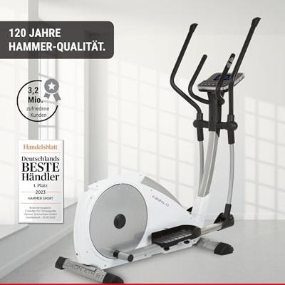 FINNLO hometrainer "crosstrainer loxon xtr" mod. 24 crosstrain.ergo loxon xtr white/silver