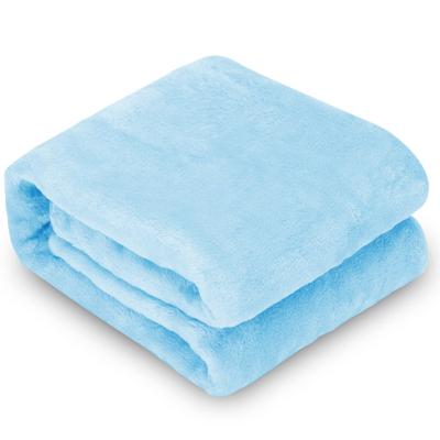 Nobleza Dekentje voor huisdieren - Lichtblauw microvezel - Maat S - 75x75 cm