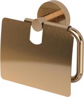 Toiletrolhouder Haceka Kosmos Met Klep Geborsteld Koper Haceka - thumbnail