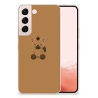 Samsung Galaxy S22 Telefoonhoesje met Naam Baby Hyena - thumbnail