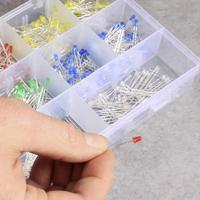 Quadrios 23O191 LED-assortiment Rood, Groen, Geel, Blauw, Wit 3 mm 20 mA 2 V, 3 V - thumbnail