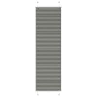 VidaXL Plissé rolgordijn 65x200 cm stofbreedte 64,4 cm antraciet - thumbnail