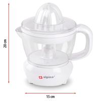 Alpina Citruspers 0,7 Liter 2 Perskegels 2 Draairichtingen 25 Watt Wit - thumbnail
