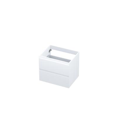 INK - Onderkast 2 Laden Greeploos Gelakt - 600x450x520 Mm - Mat Wit