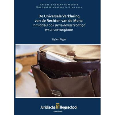 De universele verklaring van de rechten van de mens - Egbert Myjer - Paperback (9789462401907)