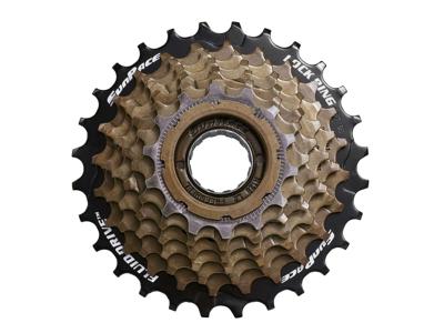 SunRace MFM2A Cassette 7S 14-28 tanden - Zilver