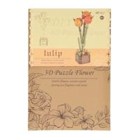 Houten 3D Bouwpakket Tulpen - 60dlg. - thumbnail