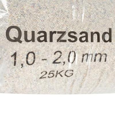 Filterzand 25 kg 1,0-2,0 mm