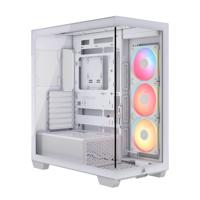 Case per PC - CORSAIR - Mid-Tower in vetro temperato 3500X LXR LINK - 3 ventole RGB a rotore inverso - Bianco - thumbnail
