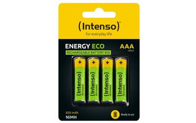 Intenso Energy Eco oplaadbare NiMH-batterij 850mAh HR03 AAA 4 stuks in blister