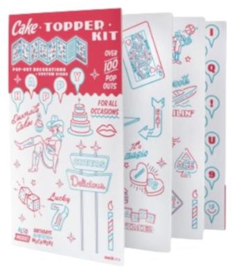 SuckUk taart decoratieset 100-delig 20 cm | 24 stuks