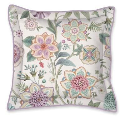 Pip Studio Pip Studio Viva Las Flores Square Cushion White 45x45 cm