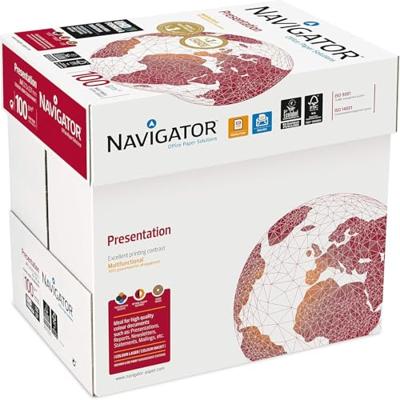 Kopieerpapier navigator presentation a4 100gr wit | 5 stuks