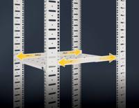 Intellinet 714136 19 inch Apparaatbodem voor patchkast 1 HE Geschikt voor kastdiepte: 1000 mm Grijs (RAL 7035) - thumbnail