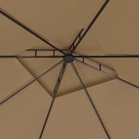 VidaXL Prieel 160 g/m² 3x3x2,7 m taupe - thumbnail