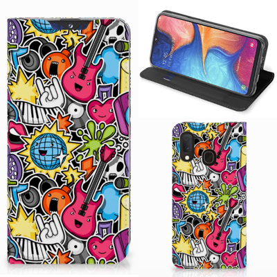 Samsung Galaxy A20e Hippe | Standcase | Punk Rock
