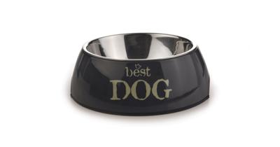 Hondenvoerbak rond Best Dog grijs 18 cm