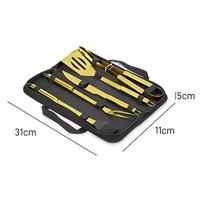 Miljonairs BBQ tools (set van 5) - thumbnail