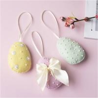 Creativ Company Mini hobbyset naaien, paaseieren, pastelkleuren, 1 doos - thumbnail