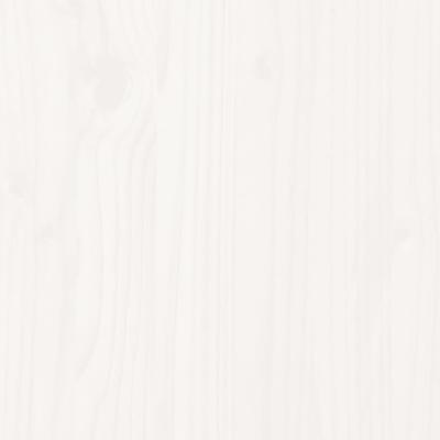 Bedframe zonder matras massief grenenhout wit 150x200 cm Bedframe zonder matras massief grenenhout wit 150x200 cm