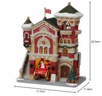 Union Fire Co. battery operated Led Kerst LEMAX - Lemax - thumbnail