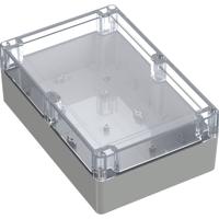 TRU COMPONENTS 6U07211408139 TC-13865172 Industriële behuizing 209.7 x 139.8 x 75 Polycarbonaat Lichtgrijs, Transparant 1 stuk(s) - thumbnail