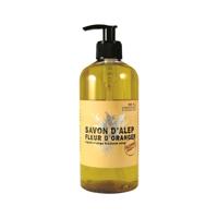 Aleppo Soap Co. Fleur D'Oranger Liquid Orange Blossom Soap Gel 500ml - thumbnail