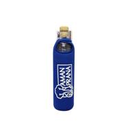 Amanprana - Glazen fles blauw 500ml - thumbnail