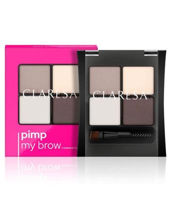 Claresa pimp my brow eyebrow styling kit 01 soft brown 4gr