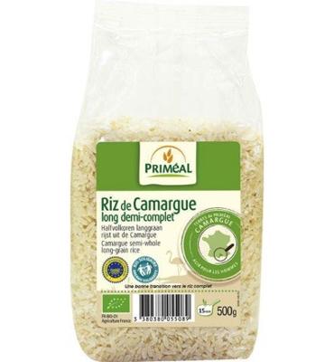 Primeal Halfvolkoren Langgraan Rijst Camargue Bio (500g)