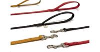Hondenriem Mac Leather 120cm x 20mm zwart - thumbnail