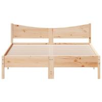 Bedframe zonder matras massief grenenhout 150x200 cm - thumbnail