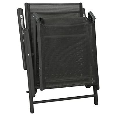 3-delige Loungeset textileen en aluminium antracietkleurig - thumbnail