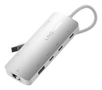 Hub USB Linq Byelements LQ49081PS Wit Grijs - thumbnail