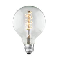 Edison Vintage LED lamp E27 LED filament lichtbron, Spiraal Globe G95, 9.5/9.5/13.5cm, Helder, Retro LED lamp Dimbaar, 4W 280lm 3000K, warm wit licht, geschikt voor E27 fitting - thumbnail
