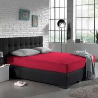 RoyalTextile - Hoeslaken Enkel Jersey - Felroze - 80/100 x 200 - thumbnail