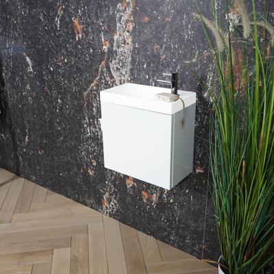 ACTIE BWS Fonteinmeubel | Paris | 40cm | Fontein Mat Wit | Mat Wit