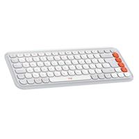 Logitech POP ICON KEYS draadloos Bluetooth-toetsenbord, comfortabel typen, programmeerbare toetsen, eenvoudig schakelen tussen maximaal 3 apparaten, voor laptop, tablet, pc, US INT'L QWERTY - Wit - thumbnail