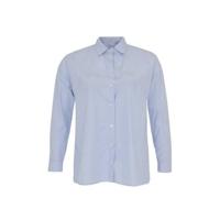 Yoek gestreepte blouse lichtblauw/wit - thumbnail