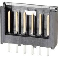TE Connectivity 280372-2 Male header (standaard) AMPMODU MOD II Totaal aantal polen: 6 Rastermaat: 2.54 mm Inhoud: 1 stuk(s) - thumbnail
