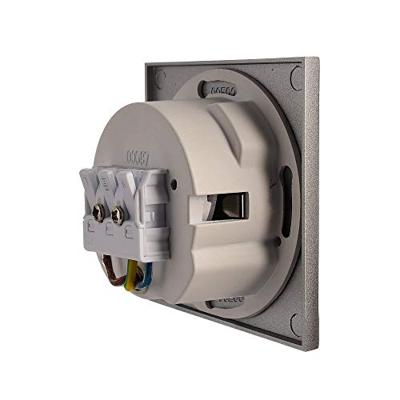 Deko Light Abdeckung eckig grau Stufe für Alwaid 930486 Afdekking Grijs