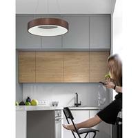 Lyora HanglampRando Thin koffie bruin Ø 38cm - 9453433 - thumbnail